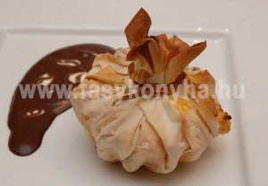 desszert Vargabéles csokoládés mousse szal